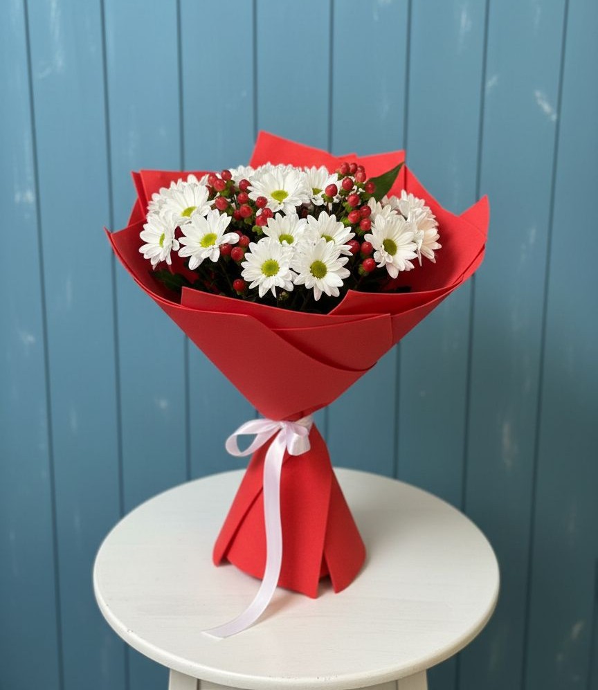 Букет цветов из: Хризантемы в Афанасьево