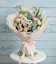 Букет цветов из:  Розы и Лизиантусы в Афанасьево
