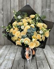 Букет цветов из:  Розы и Лизиантусы #REPLACE_PRED# Афанасьево
