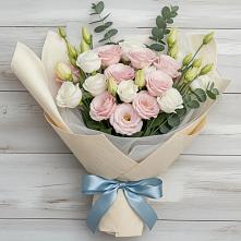 Букет цветов из:  Лизиантусы #REPLACE_PRED# Афанасьево