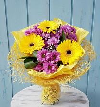 Букет цветов из:  Хризантемы и Герберы в Афанасьево