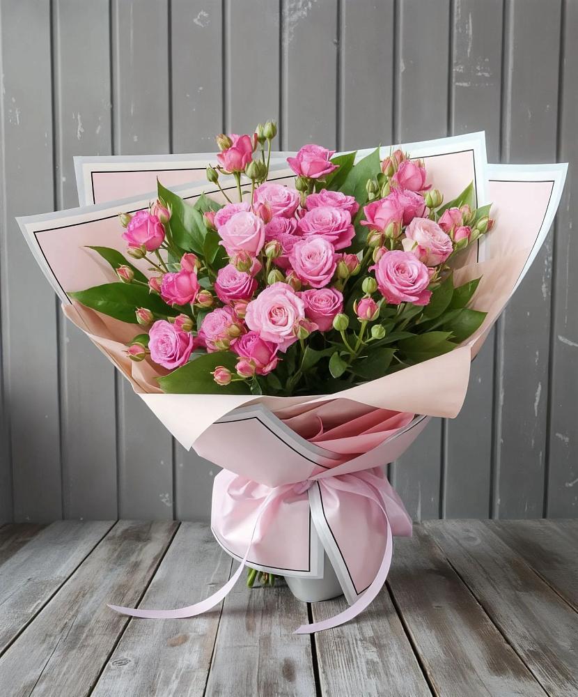 Букет Розовый кустик в Афанасьево