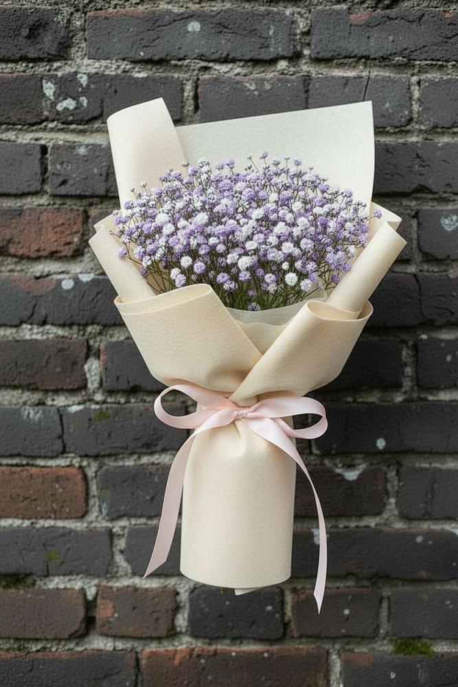 Букет цветов из: Гипсофила в Афанасьево