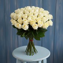 Букет 51 Белая роза Эдлесс Лав #REPLACE_PRED# Афанасьево