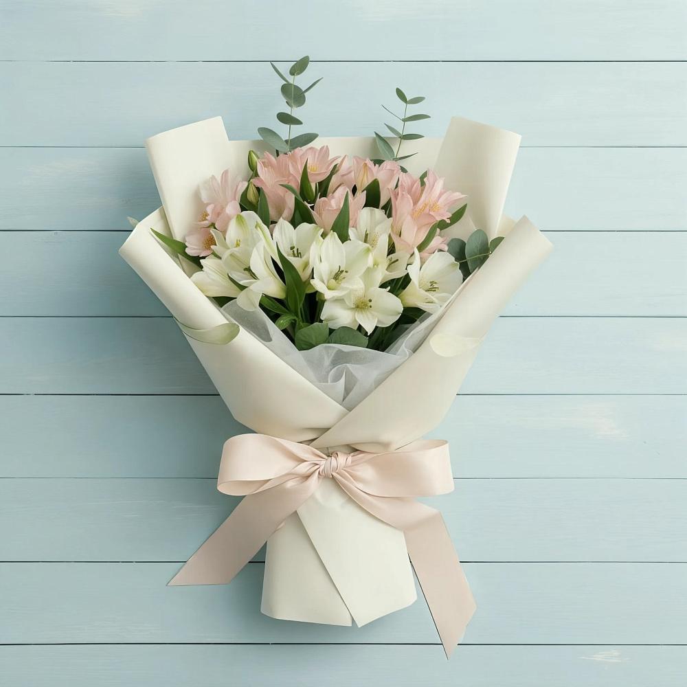 Букет цветов из: Альстромерии в Афанасьево