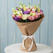 Букет цветов из:  Лизиантусы в Афанасьево