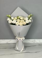 Букет цветов из:  Розы и Лизиантусы в Афанасьево